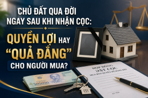 Chủ đất chết sau khi nhận cọc: Người mua có mất trắng tiền đặt cọc?